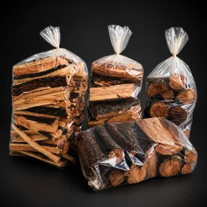 Firewood In The Bag (30 Bags)