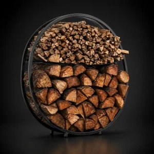 Rounded Firewood Holder